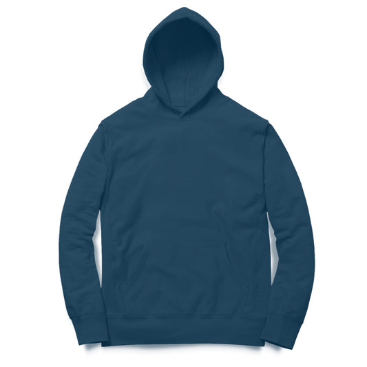 Plain Oversized Hoodie - Navy Blue